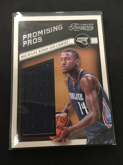 2013-14 Timeless Treasures Michael Kidd-Gilchrist Bobcats Jersey Card