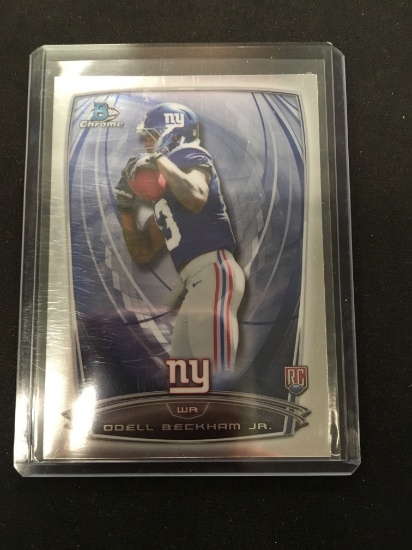 2014 Bowman Chrome Odell Beckham Jr. Giants Rookie Football Card