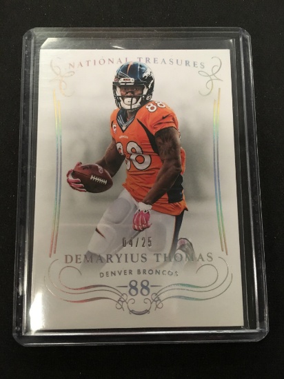 2014 National Treasures Demaryius Thomas Broncos Football Card /25