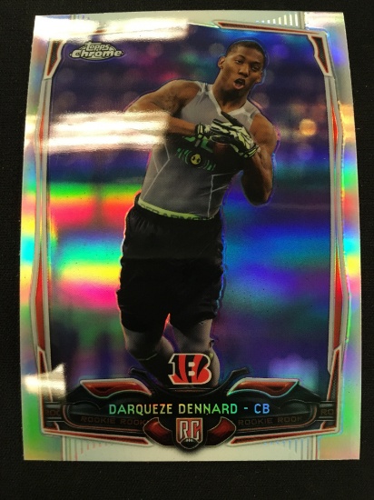 2014 Topps Chrome Refractor Darqueze Dennard Bengals Rookie Card