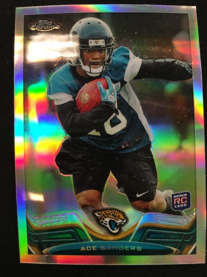 2013 Topps Chrome Refractor Ace Sanders Jaguars Rookie Football Card