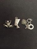 Three Sterling Silver Pendants