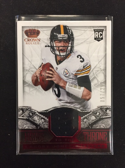 2013 Crown Royale Landry Jones Steelers Rookie Jersey Card /299