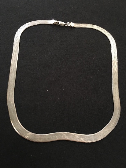 Sterling Silver 18" Herringbone Chain
