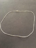 Italian Made Sterling Silver 18