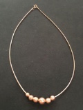 Rose-Tone Sterling Silver 18
