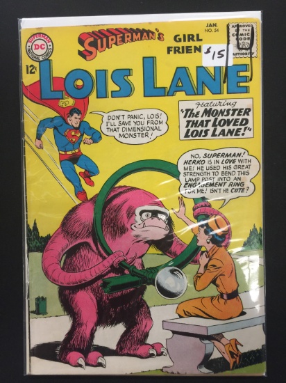 Supermans's Girl Friend Lois Lane #54-DC Comic Book