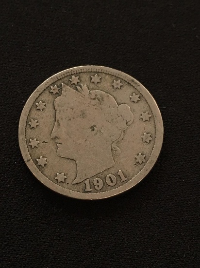 1901United States Liberty V Nickel
