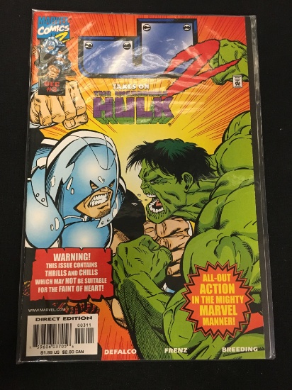 J2 Takes on The Incredible Hulk #3-Marvel Comic Book