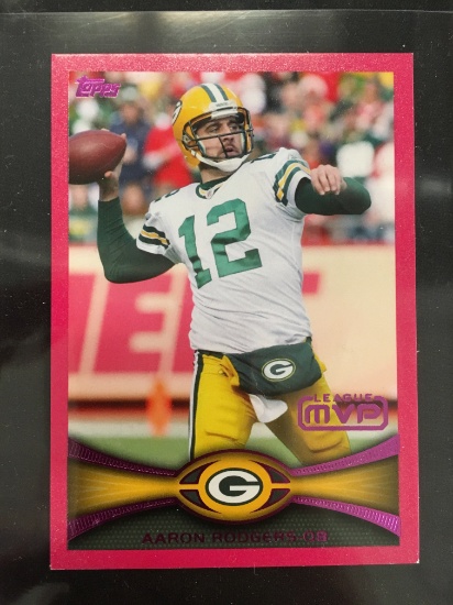 2012 Topps Pink Aaron Rodgers Packers Insert Card /399