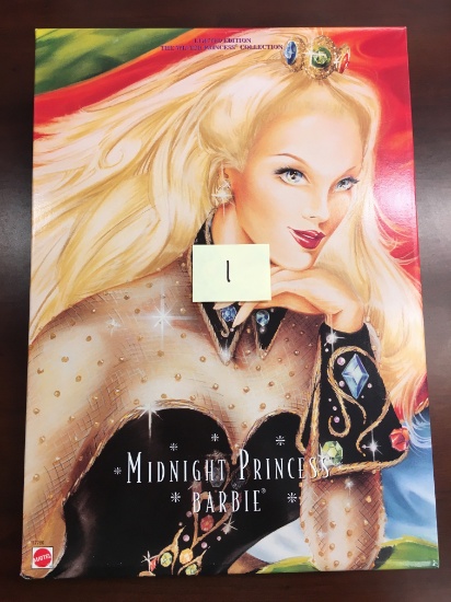 New in Box Mattel Barbie - Limited Edition Midnight Princess Barbie
