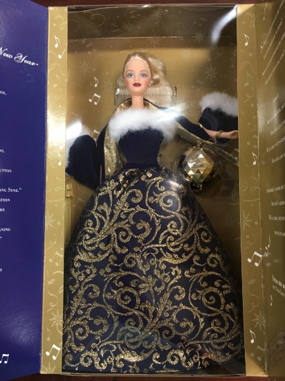 New in Box Mattel Barbie - Ring in The New Year