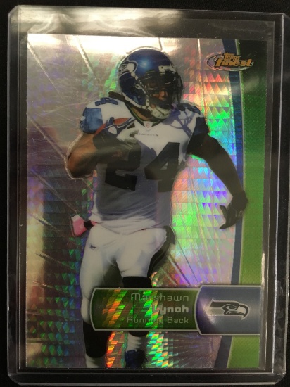 2011 Finest Refractor Marshawn Lynch Seahawks Card