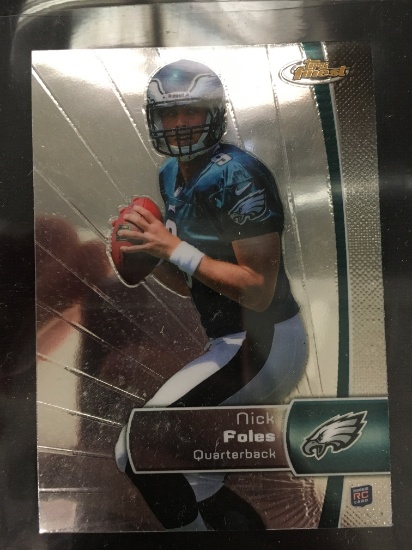 2012 Finest Nick Foles Eagles Rookie Card