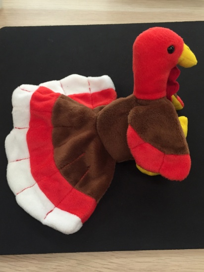 Ty Original Beanie Baby W/ Tag - Turkey - Gobbles