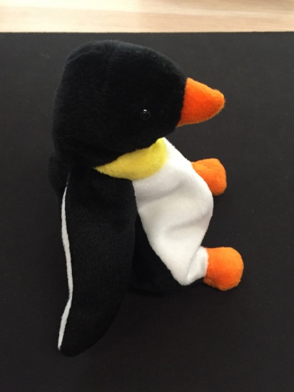 Ty Original Beanie Baby W/ Tag - Penguin - Waddle