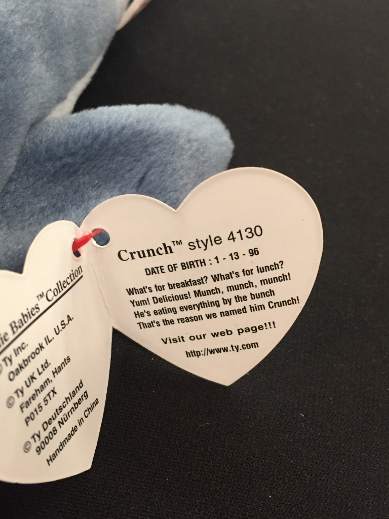 crunch beanie baby