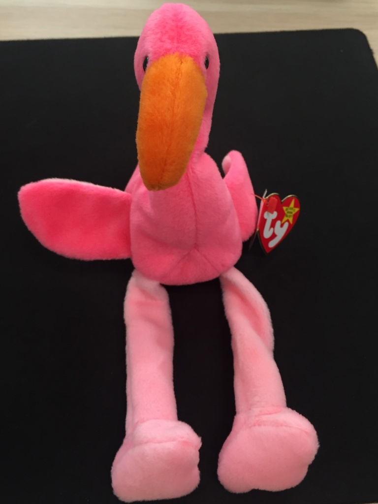 Ty Original Beanie Baby W Flamingo Pinky Art Antiques Collectibles Toys Hobbies Bears Stuffed Animals Online Auctions Proxibid