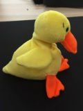 Ty Original Beanie Baby W/ Tag - Duckling - Quackers