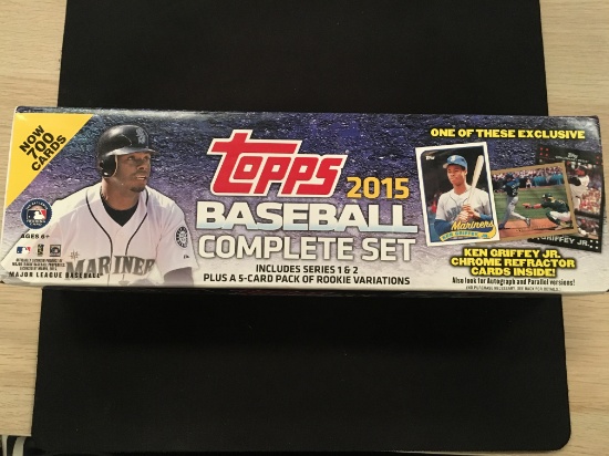 2015 Topps Baseball Complete Set - Open