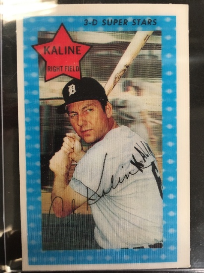 1970 Xograph 3-D Superstars Al Kaline Tigers Vintage Card