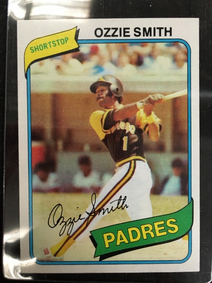 1980 Topps #393 Ozzie Smith Padres Rookie Card