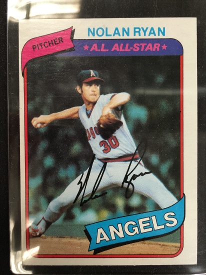 1980 Topps #580 Nolan Ryan Angels Vintage Card