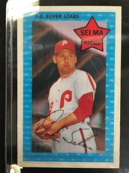 1970 Xograph 3-D Superstars Dick Selma Phillies Vintage Card