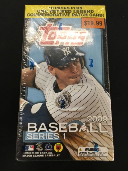 Sealed 2009 Topps Baseball Series 1 Retail Box of Packs