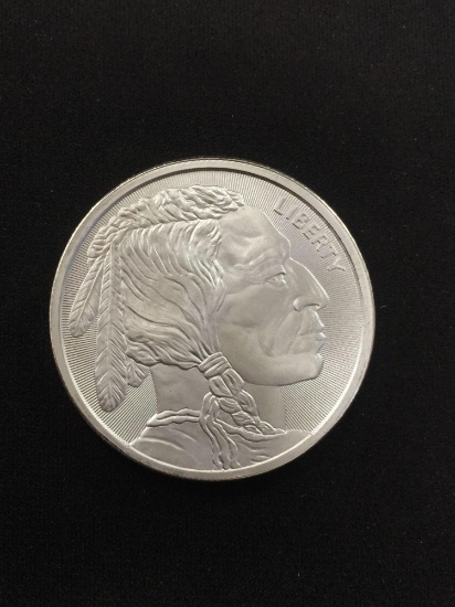 1 Ounce .999 Fine Silver Indian Head Buffalo Nickel Style Bullion Round