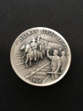 The Danbury Mint Sterling Silver .925 Bullion Round Coin - 34.5 grams - 1894 Pullman Strike
