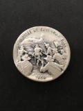 The Danbury Mint Sterling Silver .925 Bullion Round Coin - 34.9 grams - 1898 San Juan Hill