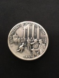 The Danbury Mint Sterling Silver .925 Bullion Round Coin - 35.4 grams - 1837 Panic of 1837