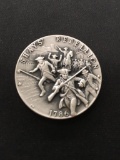 The Danbury Mint Sterling Silver .925 Bullion Round Coin - 37.9 grams - 1786 Shays Rebellion