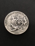 The Danbury Mint Sterling Silver .925 Bullion Round Coin - 37.5 grams - 1778 Molly Pitcher