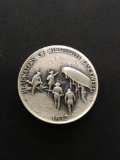 The Danbury Mint Sterling Silver .925 Bullion Round Coin - 33.5 grams - 1832 Mississippi Headwaters