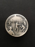 The Danbury Mint Sterling Silver .925 Bullion Round Coin - 34.7 grams - 1839 Baseball Created