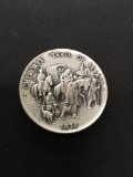 The Danbury Mint Sterling Silver .925 Bullion Round Coin - 31.8 grams - 1838 Trail of Tears
