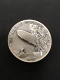 The Danbury Mint Sterling Silver .925 Bullion Round Coin - 34.9 grams - 1937 Hindenburg Crashes