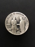 The Danbury Mint Sterling Silver .925 Bullion Round Coin - 35.9 grams - 1868 Impeachment