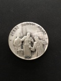 The Danbury Mint Sterling Silver .925 Bullion Round Coin - 34.7 grams - 1929 Stock Market Crash