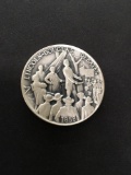 The Danbury Mint Sterling Silver .925 Bullion Round Coin - 34.3 grams - 1858 Lincoln-Douglas Debates