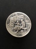 The Danbury Mint Sterling Silver .925 Bullion Round Coin - 35.2 grams - 1852 Uncle Tom's Cabin