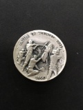 The Danbury Mint Sterling Silver .925 Bullion Round Coin - 35.1 grams - 1890 Battle of Wounded Knee
