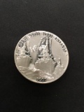 The Danbury Mint Sterling Silver .925 Bullion Round Coin - 34.4 grams - 1907 Great White Fleet
