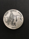 The Danbury Mint Sterling Silver .925 Bullion Round Coin - 35.5 grams - 1926 First Rocket Flight