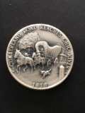 The Danbury Mint Sterling Silver .925 Bullion Round Coin - 35.5 grams - 1818 Cumberland Road