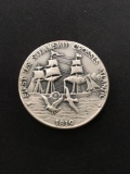 The Danbury Mint Sterling Silver .925 Bullion Round Coin - 37.0 grams - 1819 Steamship
