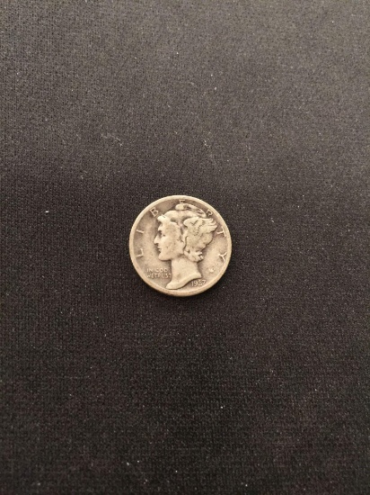 1957 United States Mercury Dime - 90% Silver Coin