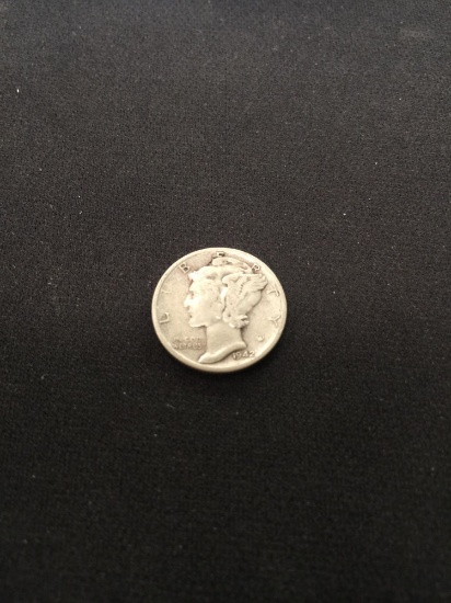 1942 United States Mercury Dime - 90% Silver Coin